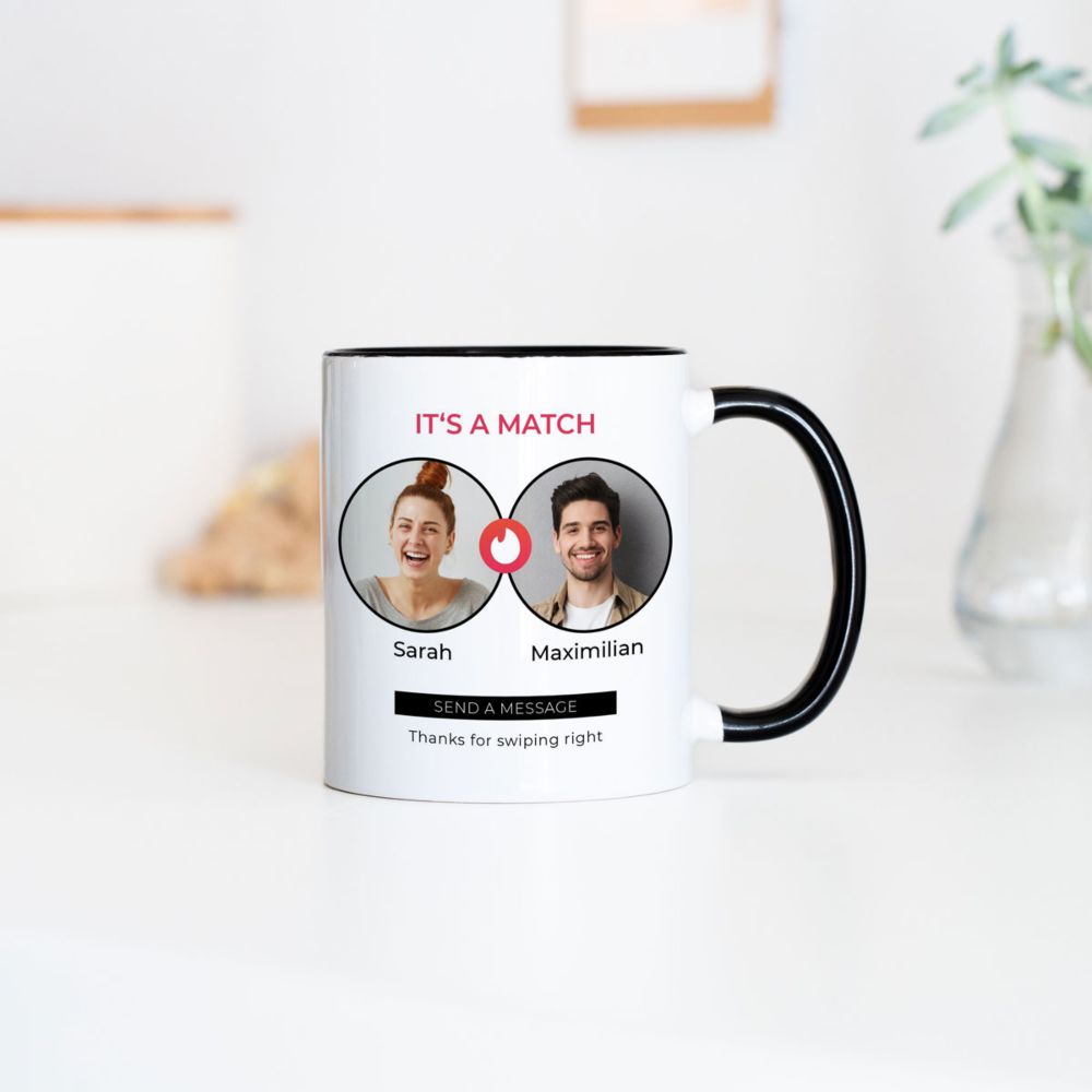 Personalisierbare It's A Match Tasse