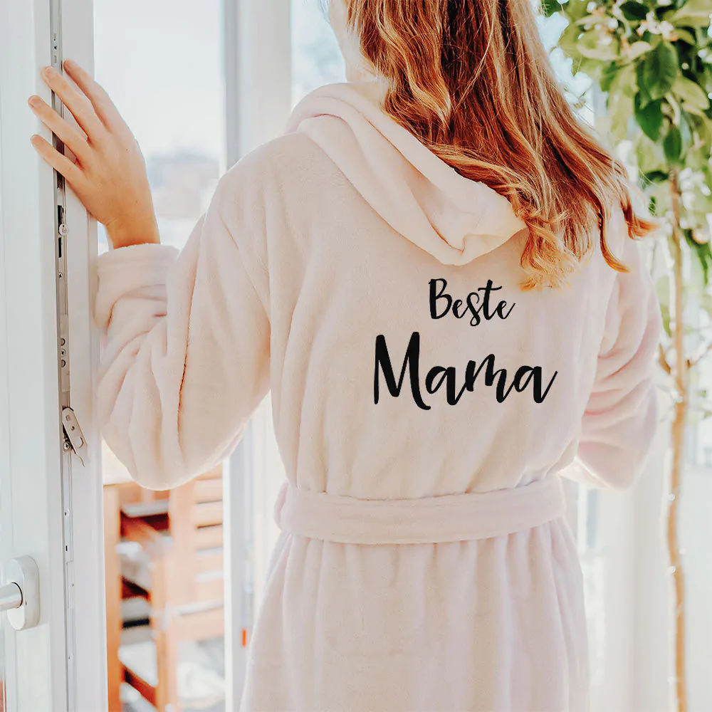 Personalisierbarer Bademantel mit Name