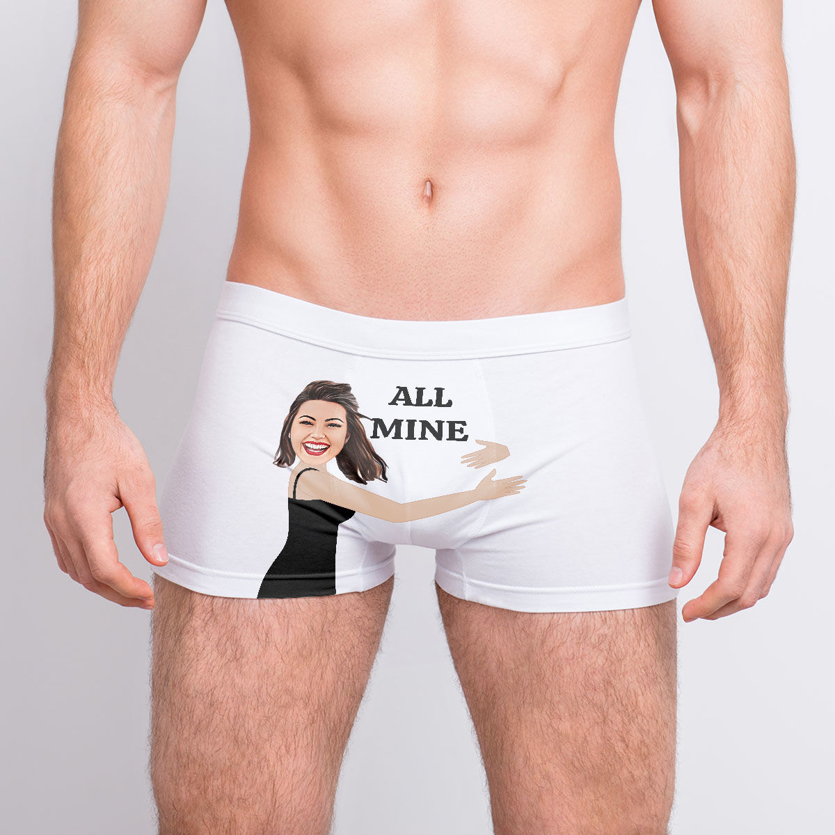 Personalisierte Herren Foto Unterhose | Gib Jedem U Produktbild-Vorschau 1