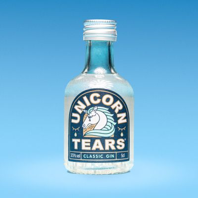 Mini Einhorn-Tränen Likör mit Gin
