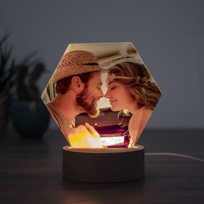 Personalisierbare LED-Lampe mit Foto Personalisierbare LED-Lampe mit Foto