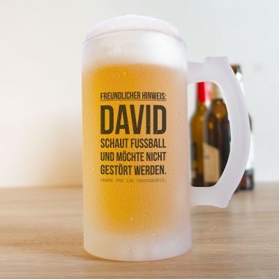 Bierkrug für Fußball-Fans Bierkrug für Fußball-Fans