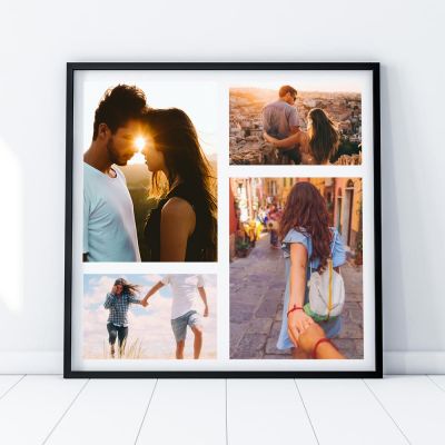 Personalisierbares Foto-Poster mit 4 Bildern Personalisierbares Foto-Poster mit 4 Bildern