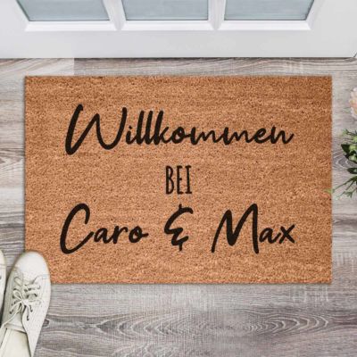 Personalisierbare Kokos-Fußmatte mit Text