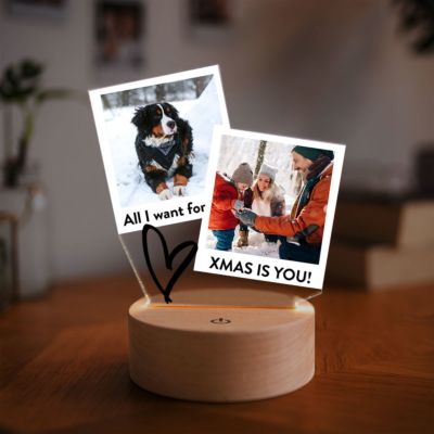 Geschenke für Frauen LED-Leuchte im Polaroid-Design