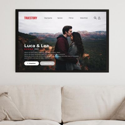 Personalisierbares Poster im Netflix-Style Personalisierbares Poster im Netflix-Style