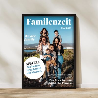 Personalisierbares Poster als Magazin-Cover Personalisierbares Poster als Magazin-Cover