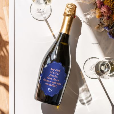 Personalisierbarer Prosecco mit Text