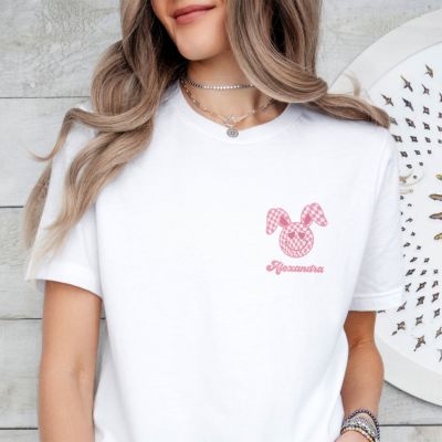 Personalisierbares T-Shirt mit Bunny und Name
