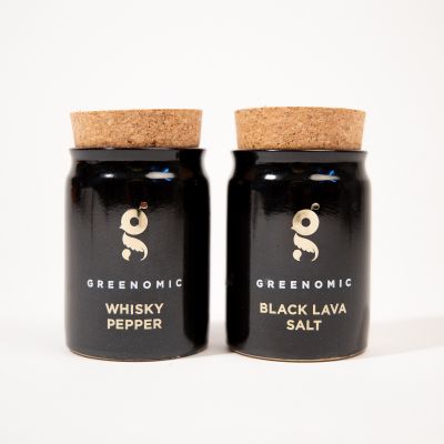 Black Lava Salz oder Whisky Pfeffer Black Lava Salz oder Whisky Pfeffer