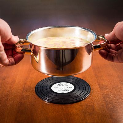 Schallplatten Topfuntersetzer Schallplatten Topfuntersetzer