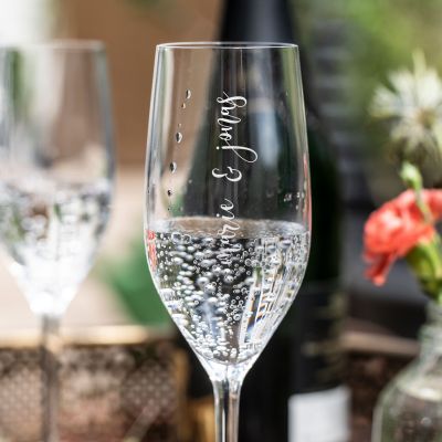 Personalisierbares Sektglas mit Namen Personalisierbares Sektglas mit Namen