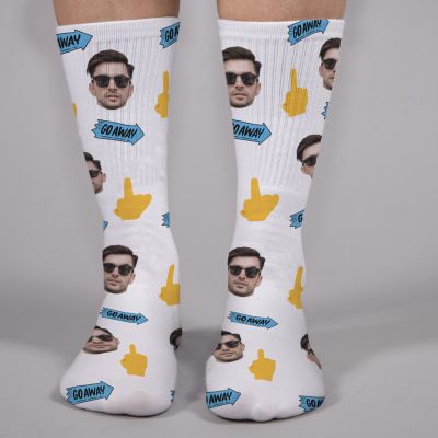 Socken Multi-Gesicht mit verschiedenen Hintergründen Socken Multi-Gesicht mit verschiedenen Hintergründen