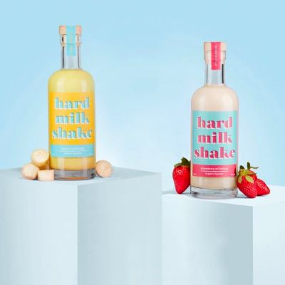 Milchshake Liköre Banane & Erdbeere Milchshake Liköre Banane & Erdbeere