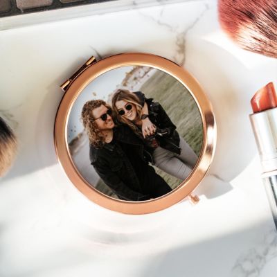 Personalisierbarer Taschenspiegel mit Foto Personalisierbarer Taschenspiegel mit Foto