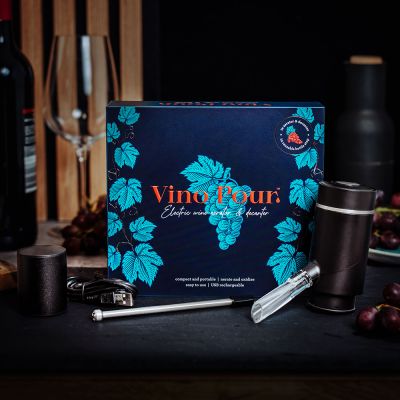 Vino Pour elektrischer Wein-Belüfter und -Dekanter Vino Pour elektrischer Wein-Belüfter und -Dekanter