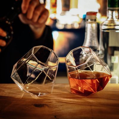 Diamant Whisky Gläser Valentinstag Geschenke für Männer Diamant Whisky Gläser