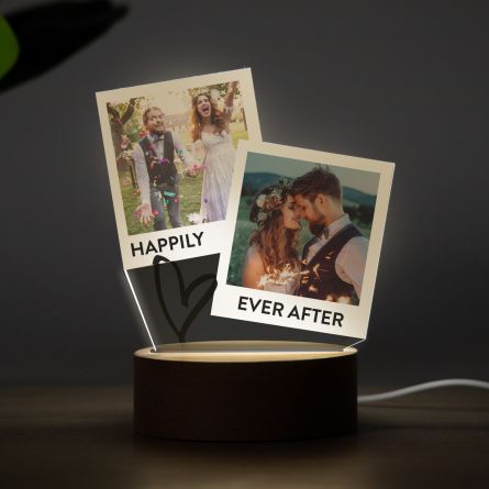 LED-Leuchte im Polaroid-Design