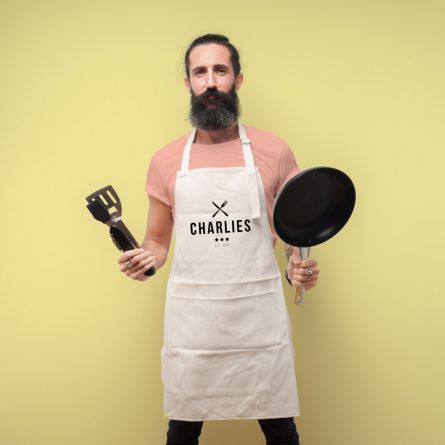 Personalisierbare Küchenschürze Master Chef