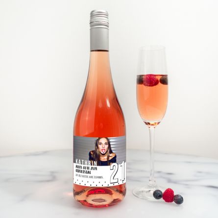 Personalisierbarer Secco mit Bild und Text