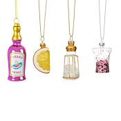 Tequila Weihnachtsbaum-Deko 4er-Set