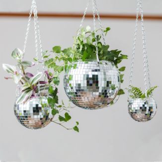 Discokugel Blumentöpfe