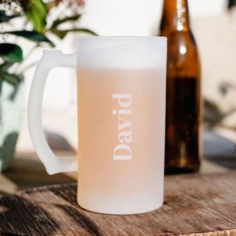 Personalised Engraved Beer Mug