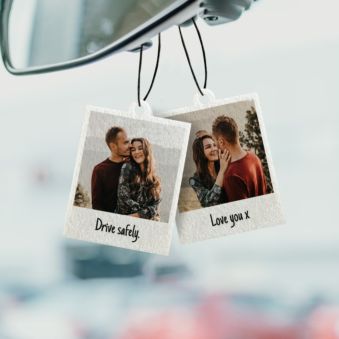 Personalised Polaroid Air Freshener - Set of 2