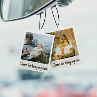 Personalised Polaroid Air Freshener - Set of 2