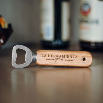 Abrebotellas personalizado con texto