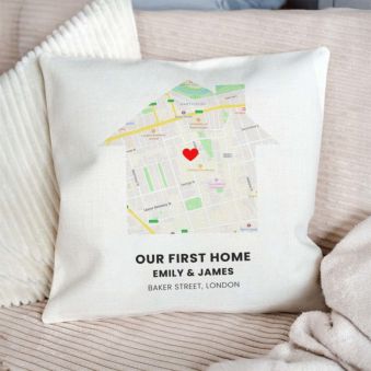 Personalised “Where It All Began” Cushion Cover
