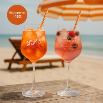 Set regalo bicchieri Aperol e Lillet