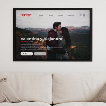 Póster personalizado estilo Netflix