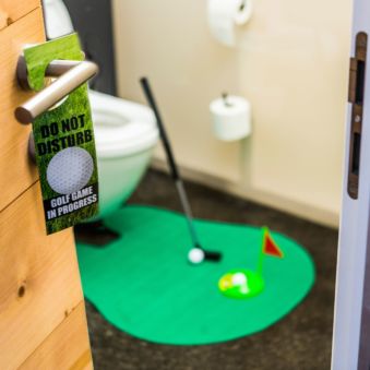 Set de golf para el baño
