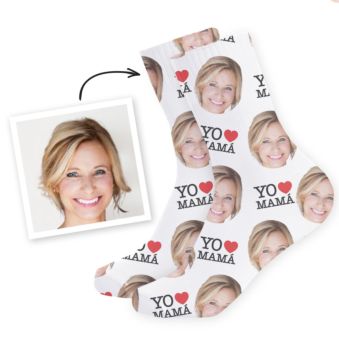 Calcetines personalizados para mamá o papá