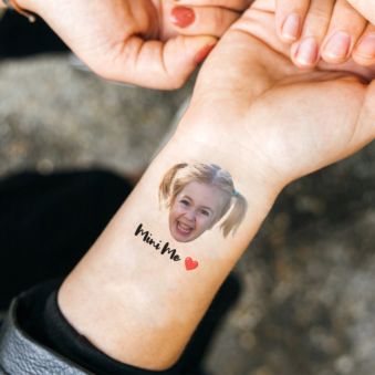Personalised Face Temporary Tattoos - Pack of 6