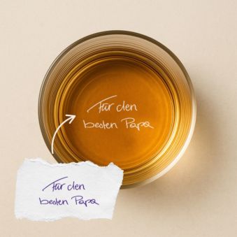 Personalisierbares Whisky Glas mit deiner Handschrift