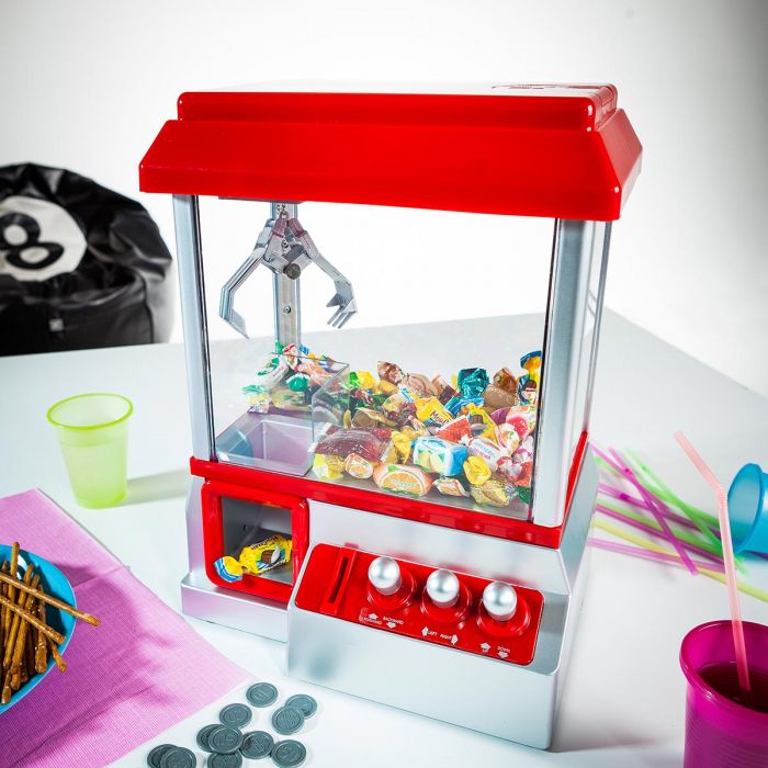 Süßigkeiten Automat für Zuhause Candy Grabber Jahrmarkt Spielautomat Geschenk 