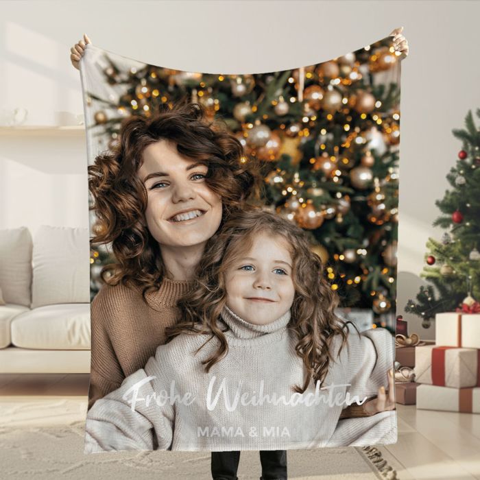 Personalisierte Fotodecke Aus Flanell – Individuell Bedruckt Mit Eigenem Foto, 150x220 Cm, Perfekt Als Geschenk