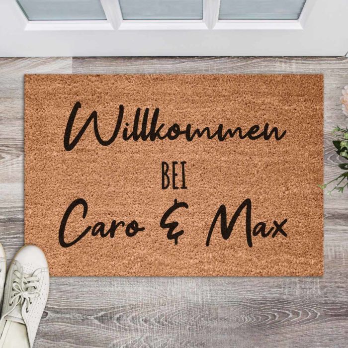 Personalisierbare Kokos-Fußmatte mit Text main product photo
