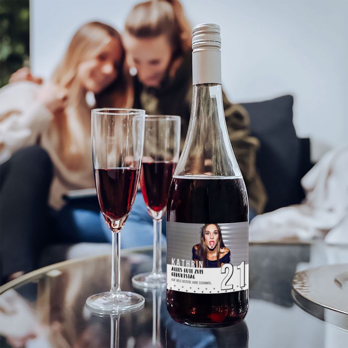 Personalisierbarer Secco mit Foto und Text main product photo