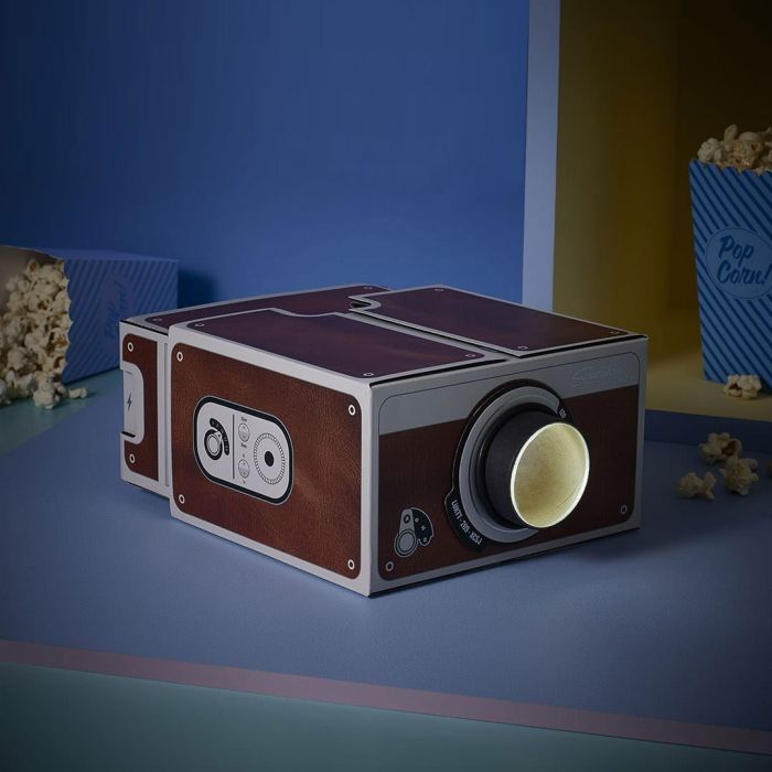 Neuheit Karton Mini Smartphone Projektor Handy Projektor Hause Kino in EINE Box, 