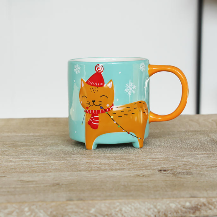 Katzen Tasse Winter Edition