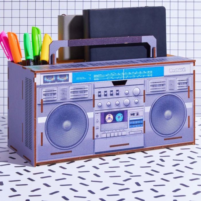 Boom Box Schreibtisch Organizer