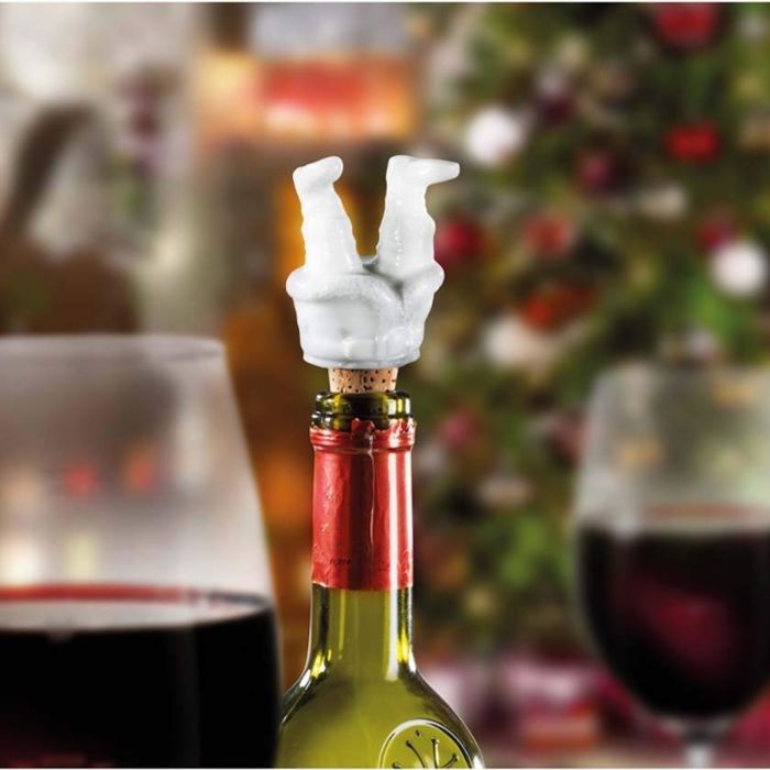 Flaschenverschluss Betrunkener Weihnachtsmann