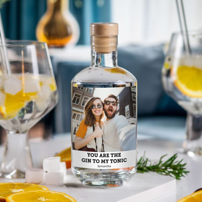 Geschenke für Frauen Gin mit Bild und Text