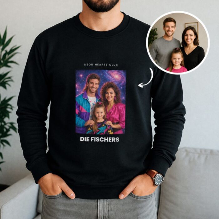 Personalisierbarer Zeitreise Pullover