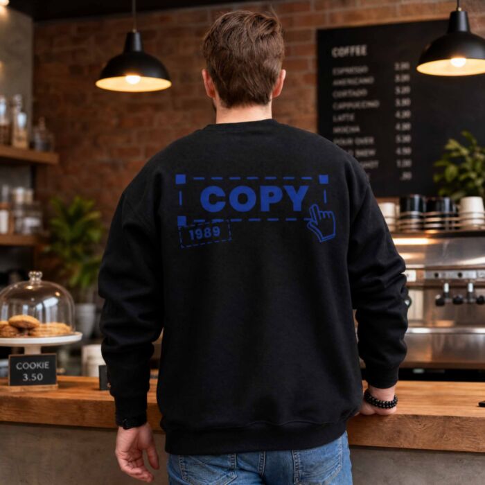 Personalisierbarer Papa Pullover mit COPY-Design und Text