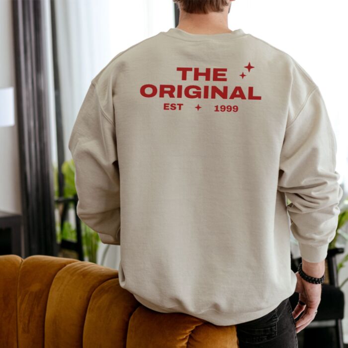 Personalisierter Pullover für Papa mit Wunschjahr