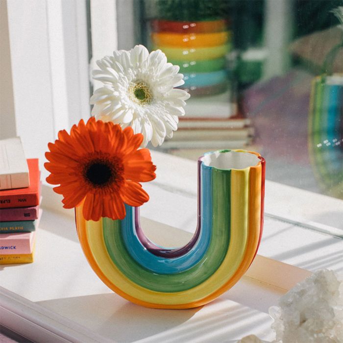 Regenbogen Vase